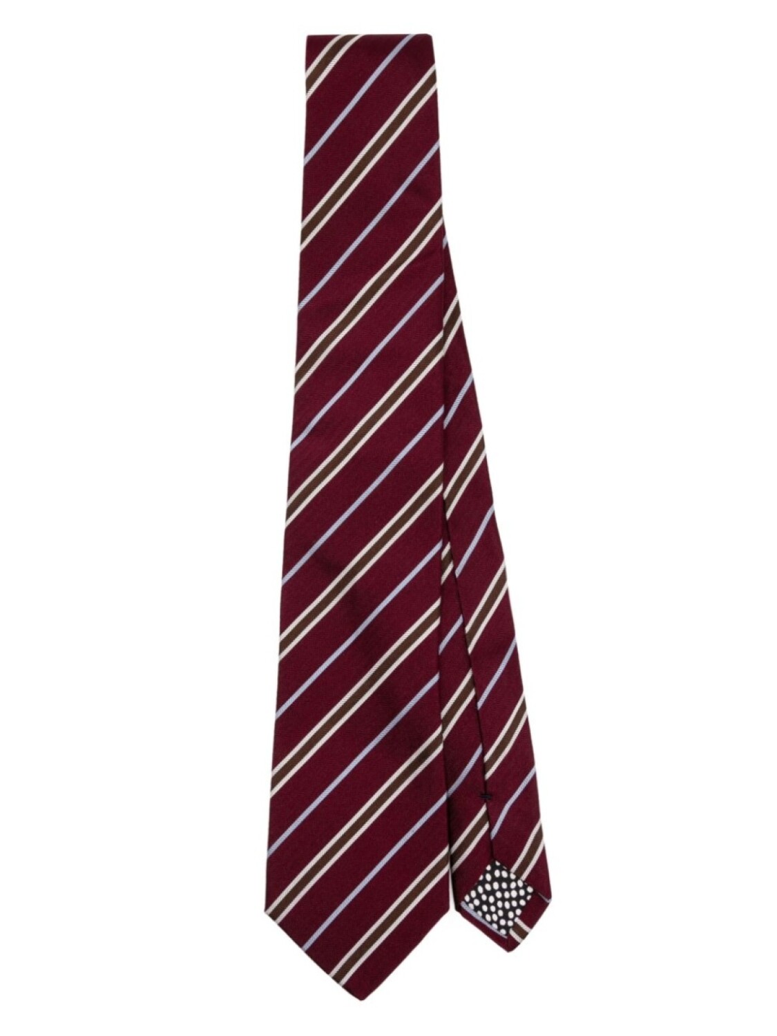 

Полосатый шелковый галстук Paul Smith, красный