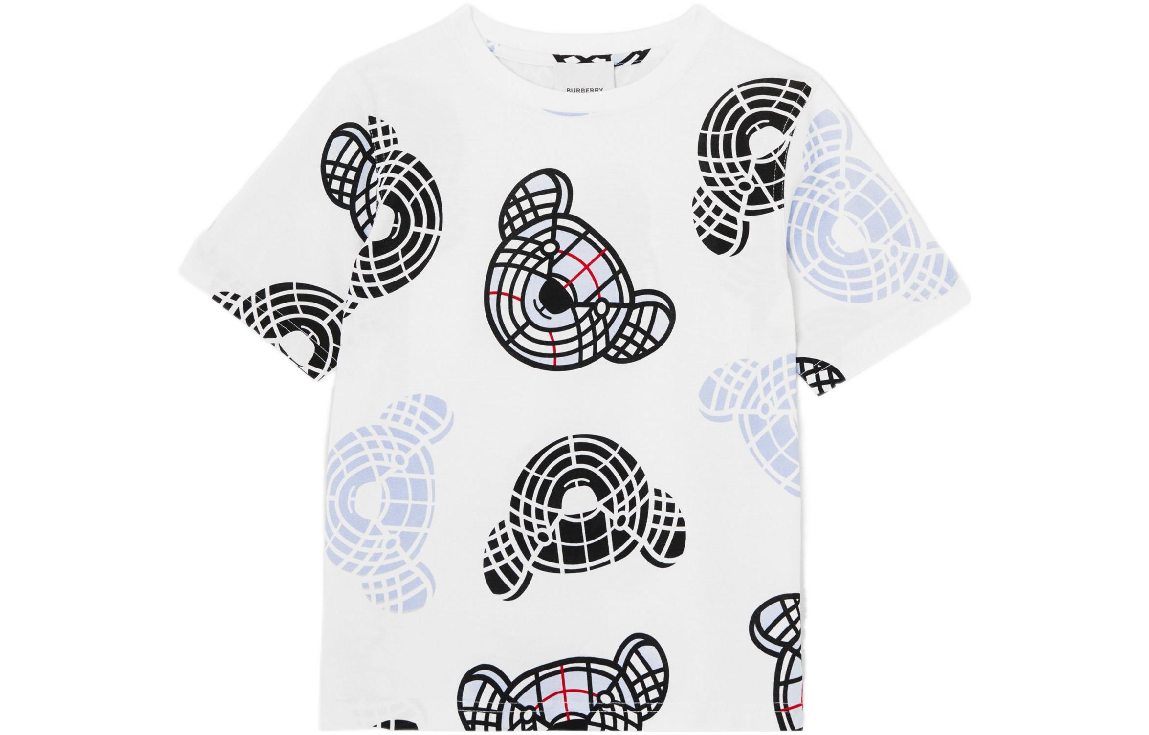 

Детская футболка Burberry, белая