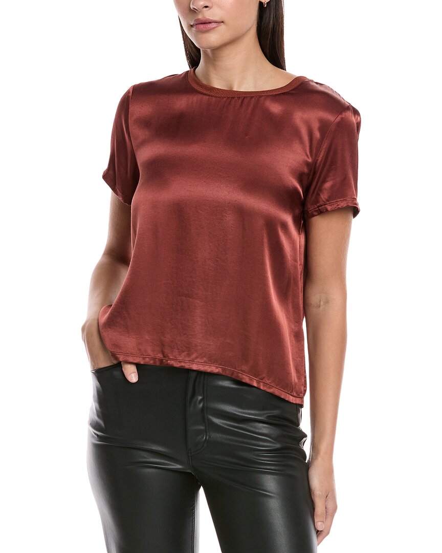 

Нейшн ЛТД Мари Бокси Кроп-топ Nation LTD, коричневый