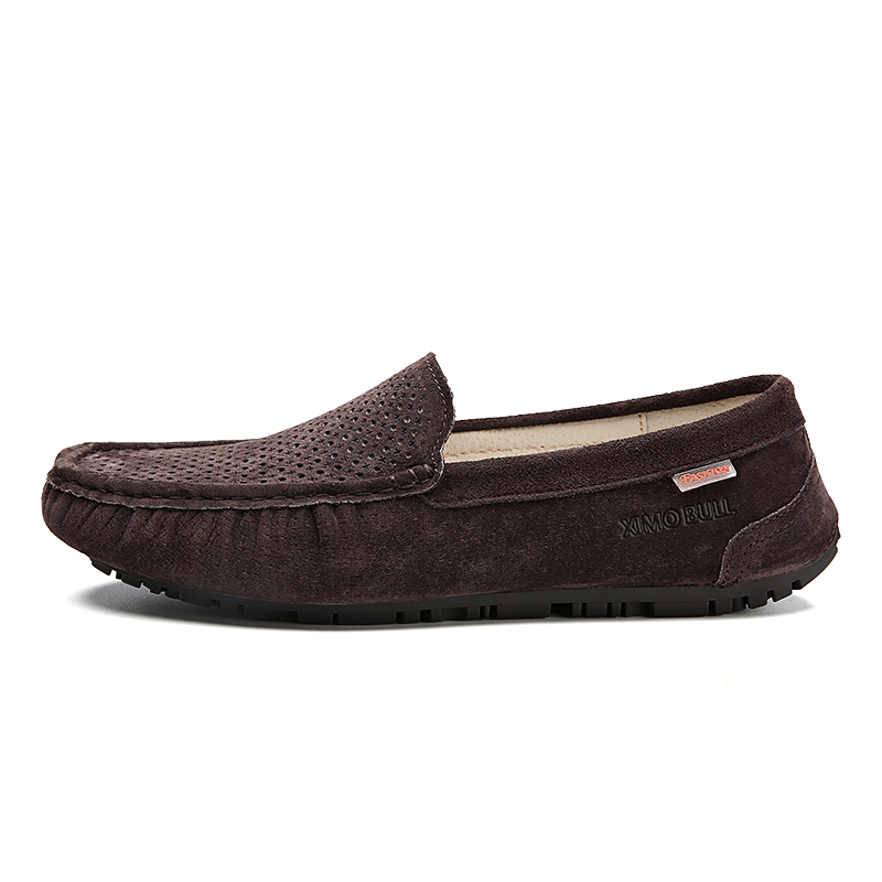 

XIMO BULL Мужские повседневные туфли мужские низкие темно-коричневые, цвет Dark Brown