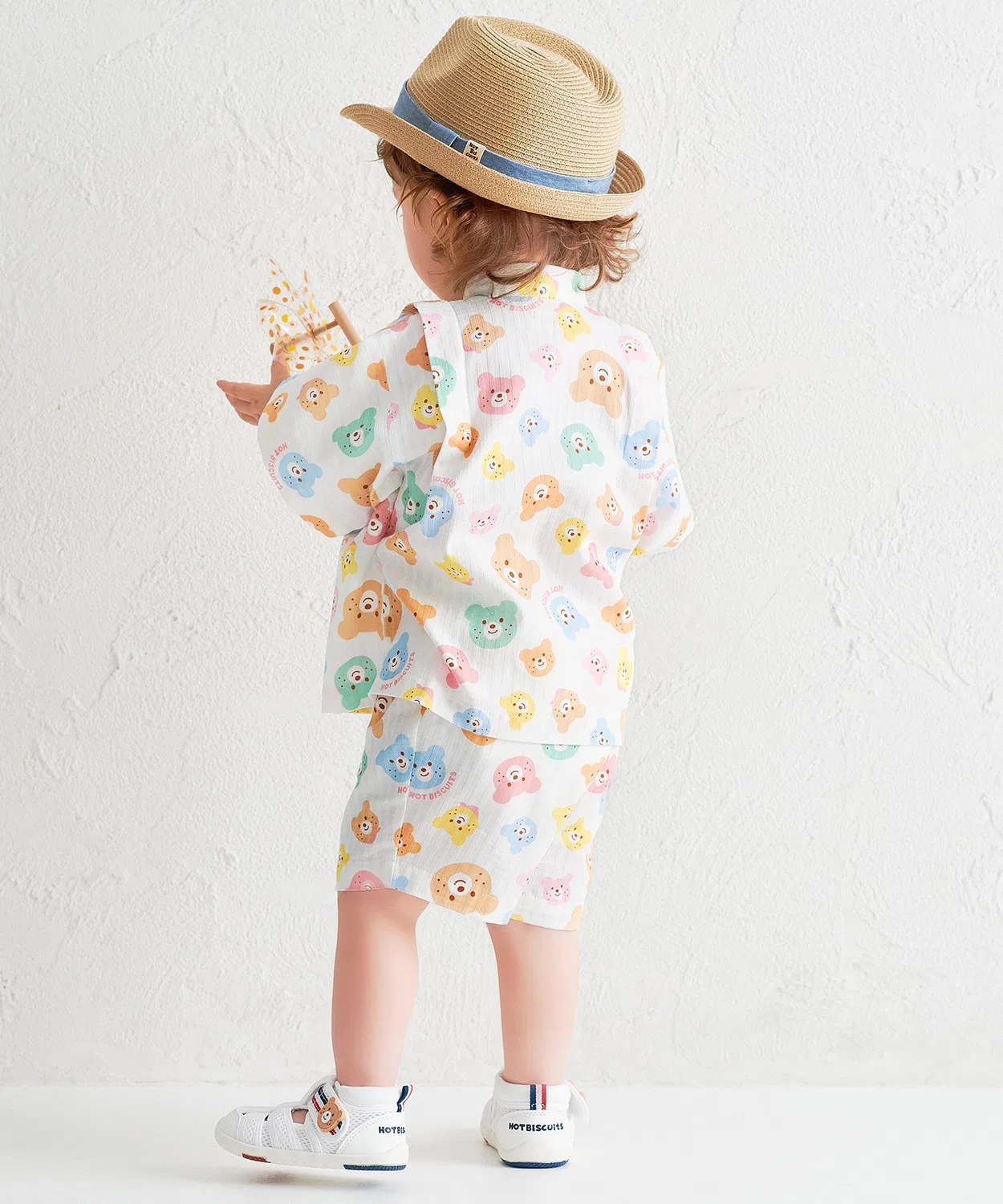 Детский костюм джинсы с полным принтом Мики Хаус Хот Бискетс, желтый — фото 2