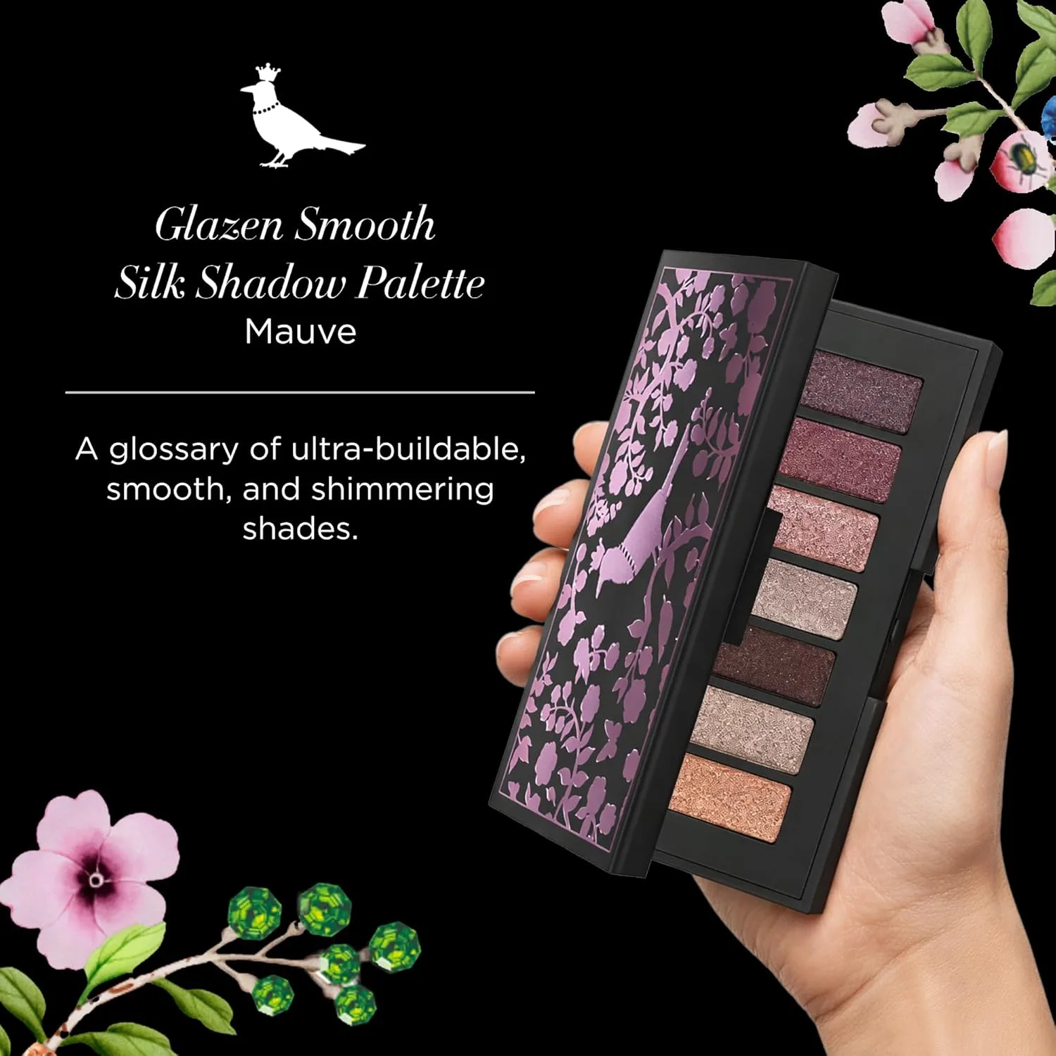 Butter London Butter London Glazen Smooth Silk Shadow Palette, mauves — фото 2