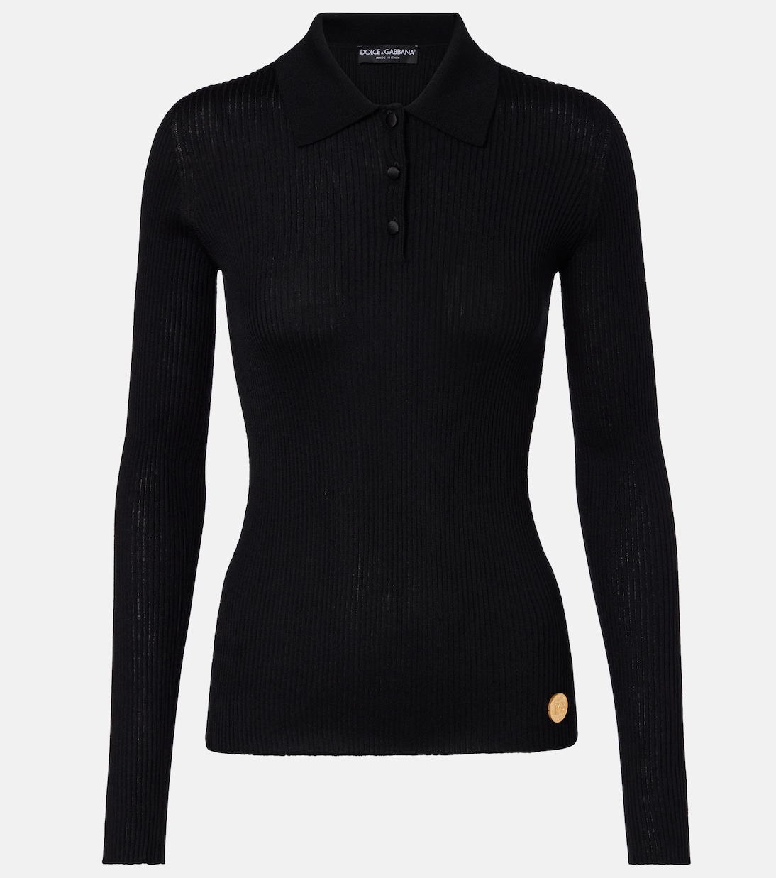 

Кашемировый свитер-поло Dolce&Gabbana, Nero