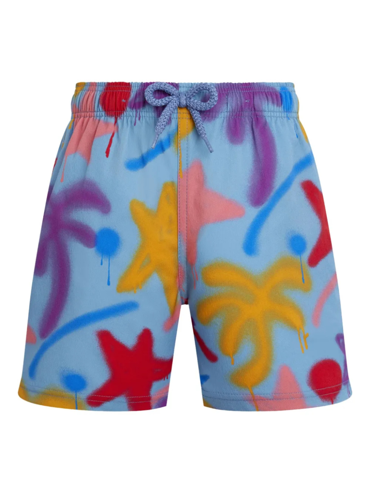 

Vilebrequin Kids плавки-шорты Spray Paint, синий