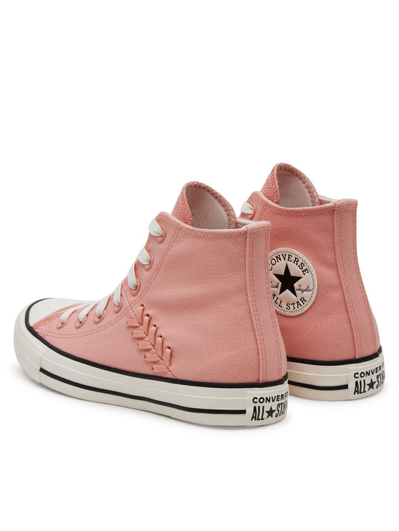 Тканевые кроссовки Chuck Taylor All Star Crafted Laces A12577C Converse, розовый — фото 3