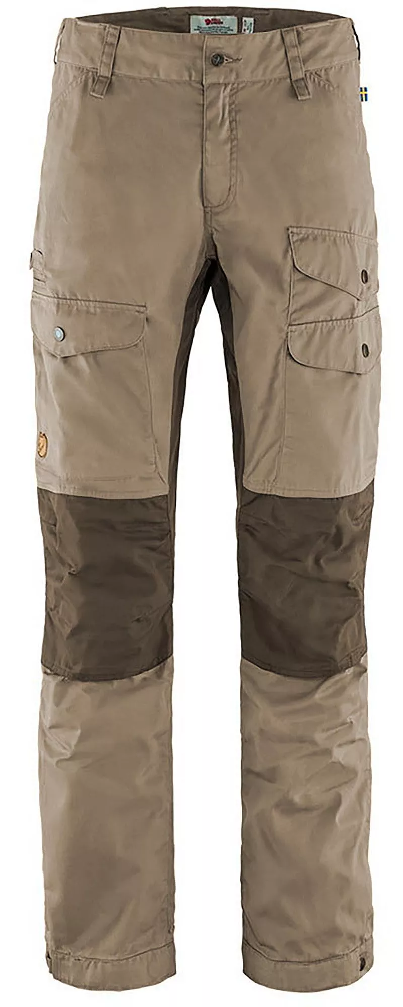 

Мужские вентилируемые брюки Fjallraven Vidda Pro, цвет Suede Brown/Dark Olive