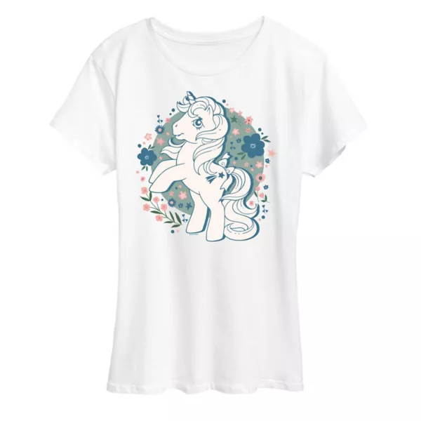 

Футболка с цветочным принтом Plus My Little Pony, белый