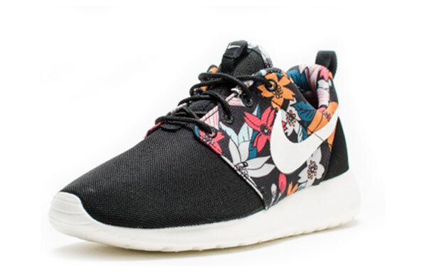 Кроссовки roshe run print Nike, черный — фото 3