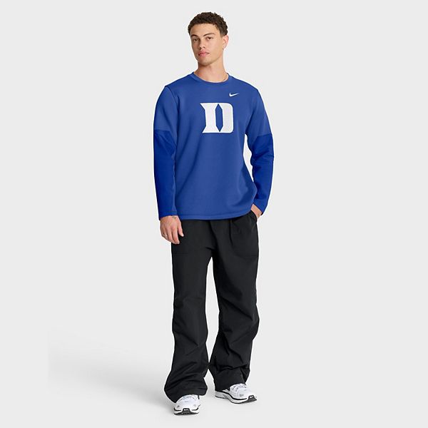 Мужская футболка с длинным рукавом royal duke blue devils 2025 sideline coach performance Nike — фото 4