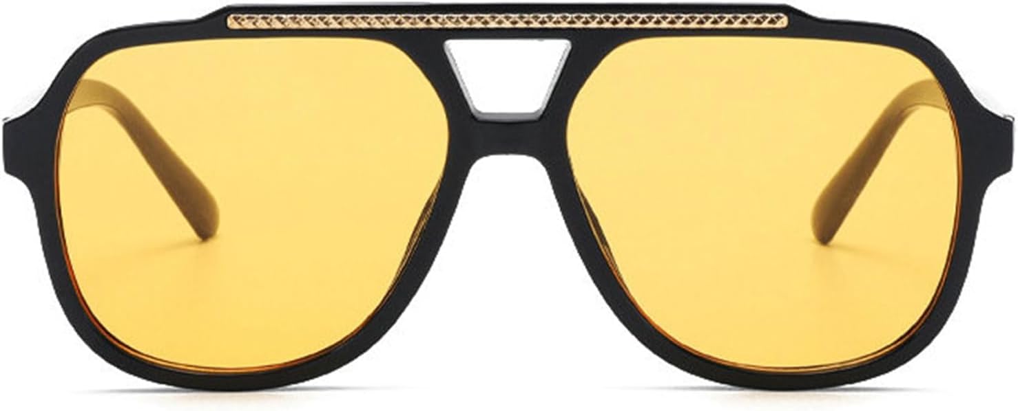 

Солнцезащитные очки Helena Oversized Retro Square для женщин и мужчин, модные винтажные очки, стильные очки для вождения, очки-пилот с защитой от УФ-излучения UV400, C2