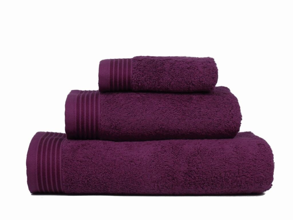

Хлопковые полотенца Framsohn Terry Premium 50x100 см Wineberry, фиолетовый