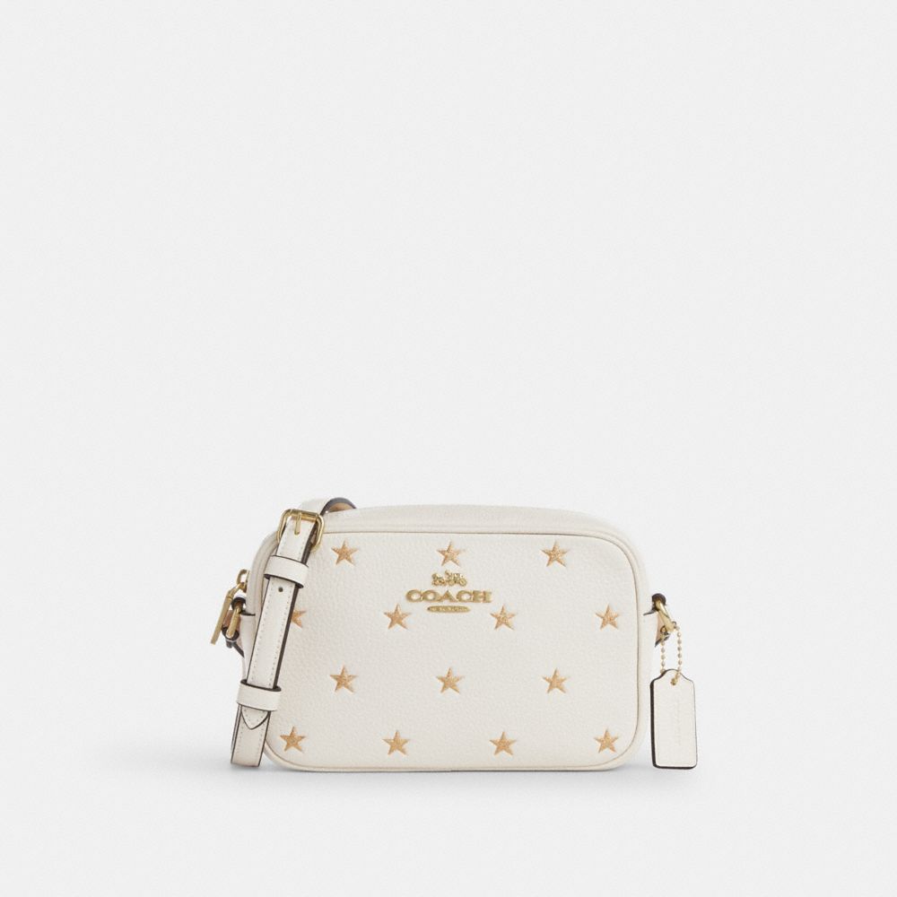 

Сумка Coach Mini Jamie Camera Bag With Star Print, цвет Gold/Chalk Multi