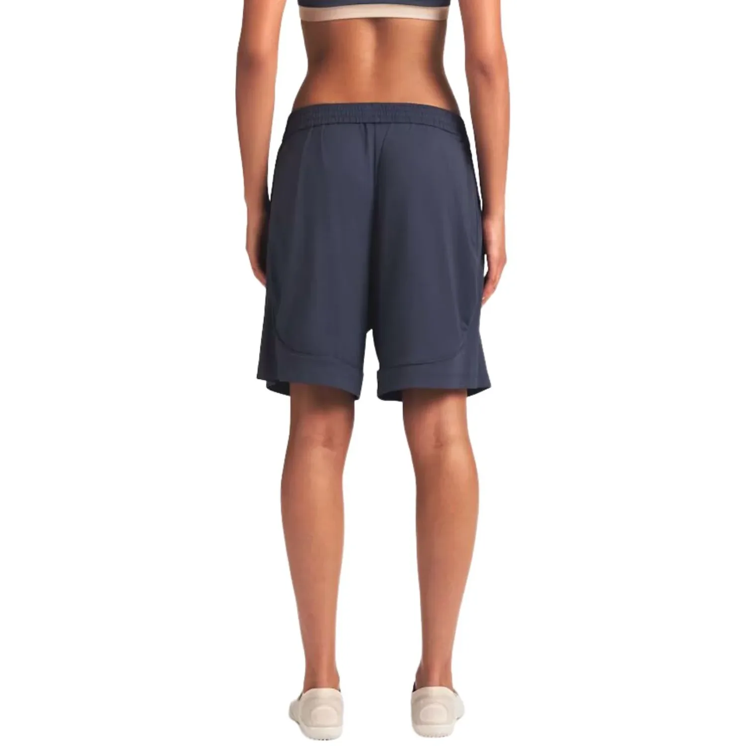 Шорты (WMNS) Nike x SKIMS Airy Relaxed Shorts 'Deep Royal', темно-синий — фото 3