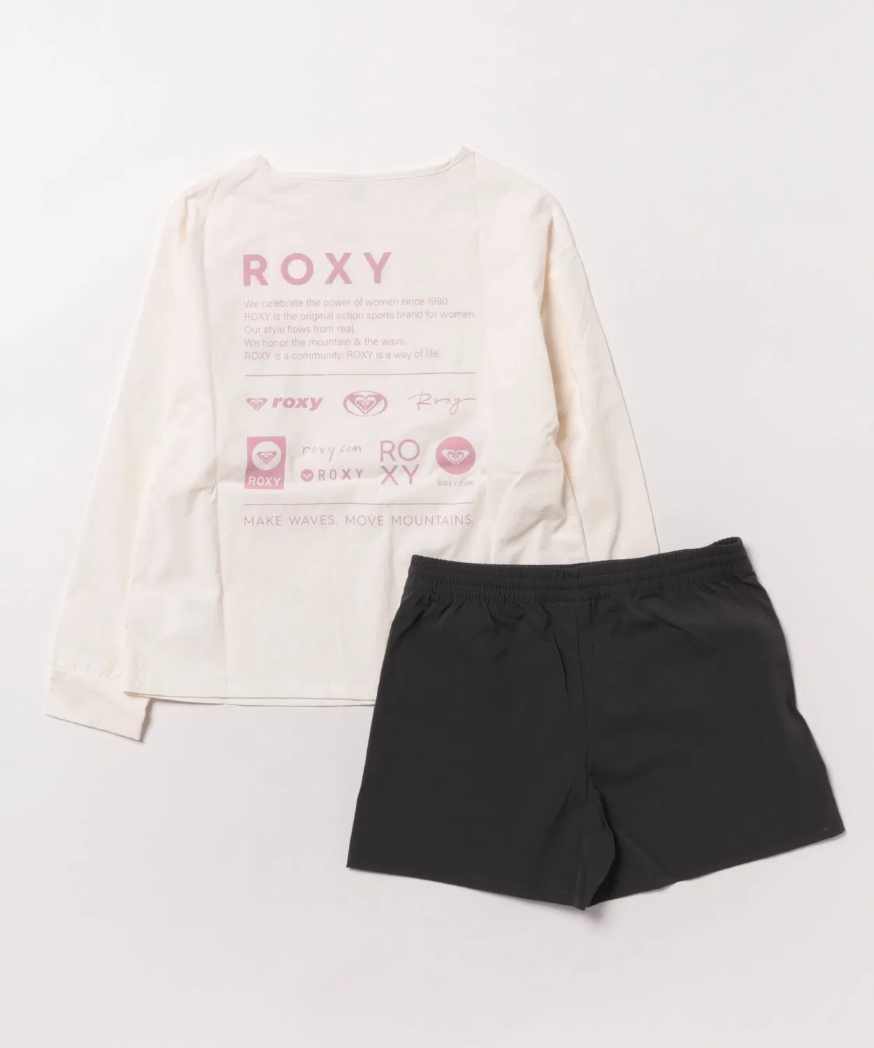 Детский рашгард-комплект Roxy MINI HEAR THE WAVES 2 предмета зеленый — фото 4