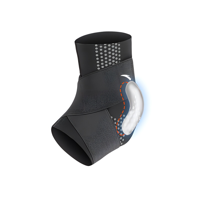 

Фиксаторы голеностопа для футбола, баскетбола, бега, бадминтона и ежедневных фитнес-тренировок unisex ANTA, черный