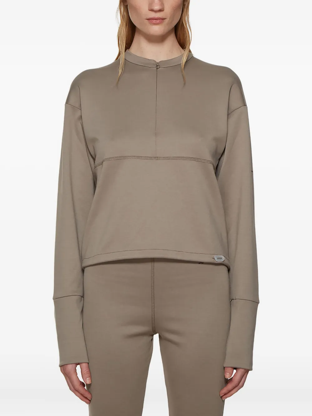 

Футболка с воротником на молнии Artica Arbox, коричневый