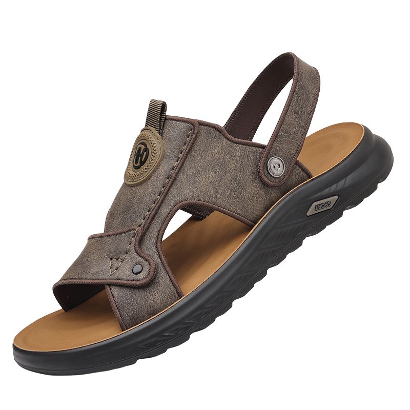 

POPULAR ROUSE PR Мужские пляжные сандалии цвета хаки, цвет Khaki