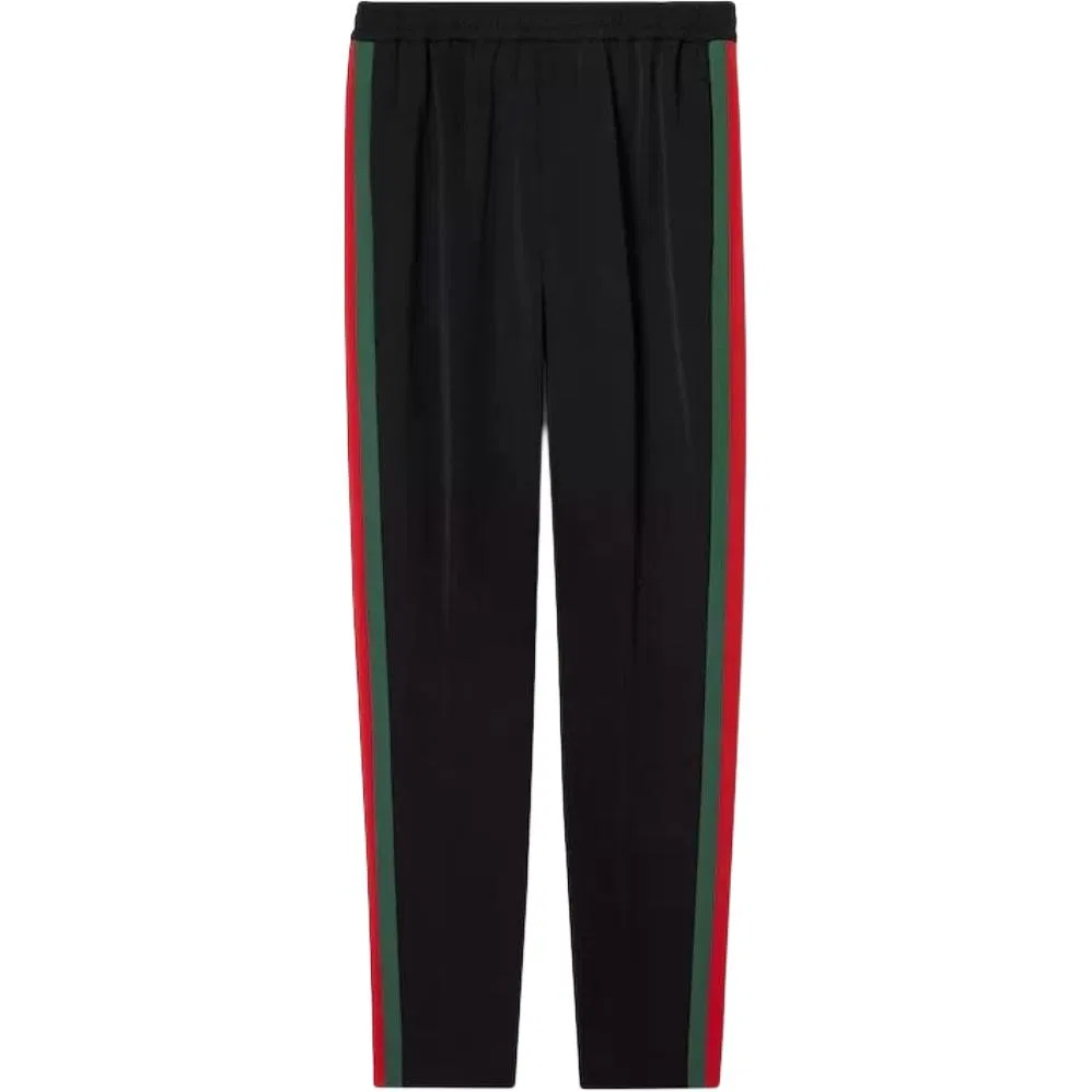 Спортивные штаны GUCCI вязаные мужские черные