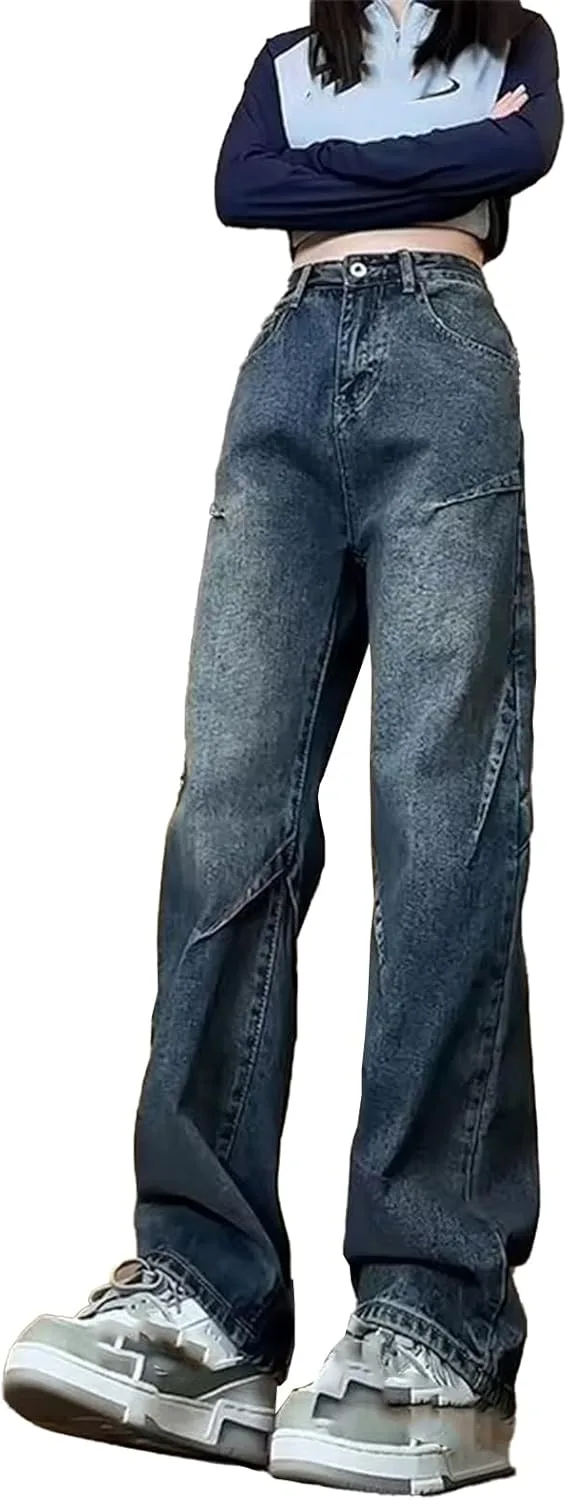 

Женские брюки Dark Blue Cargo Wide Leg cotzfoz