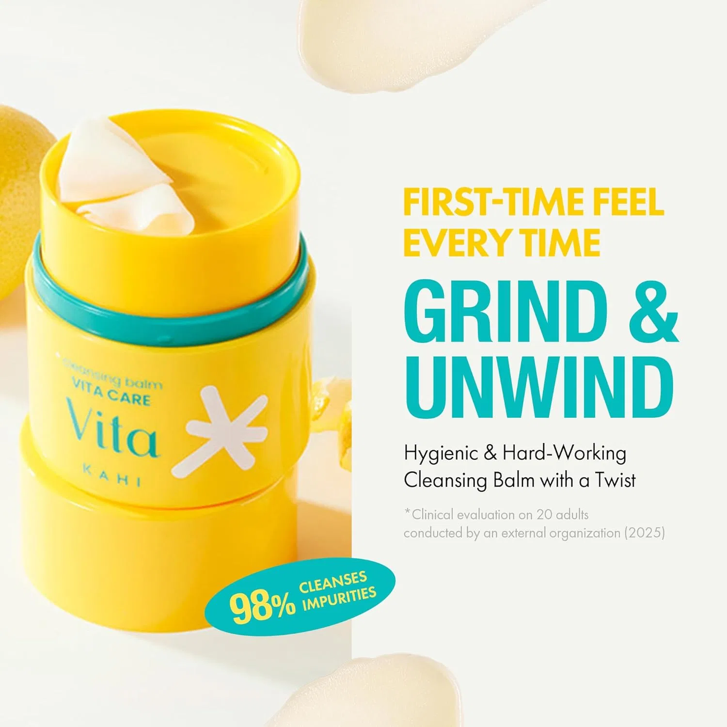 Скраб Kahi — Очищающий бальзам для лица Vita Care Cleansing Balm, 50 г — фото 2