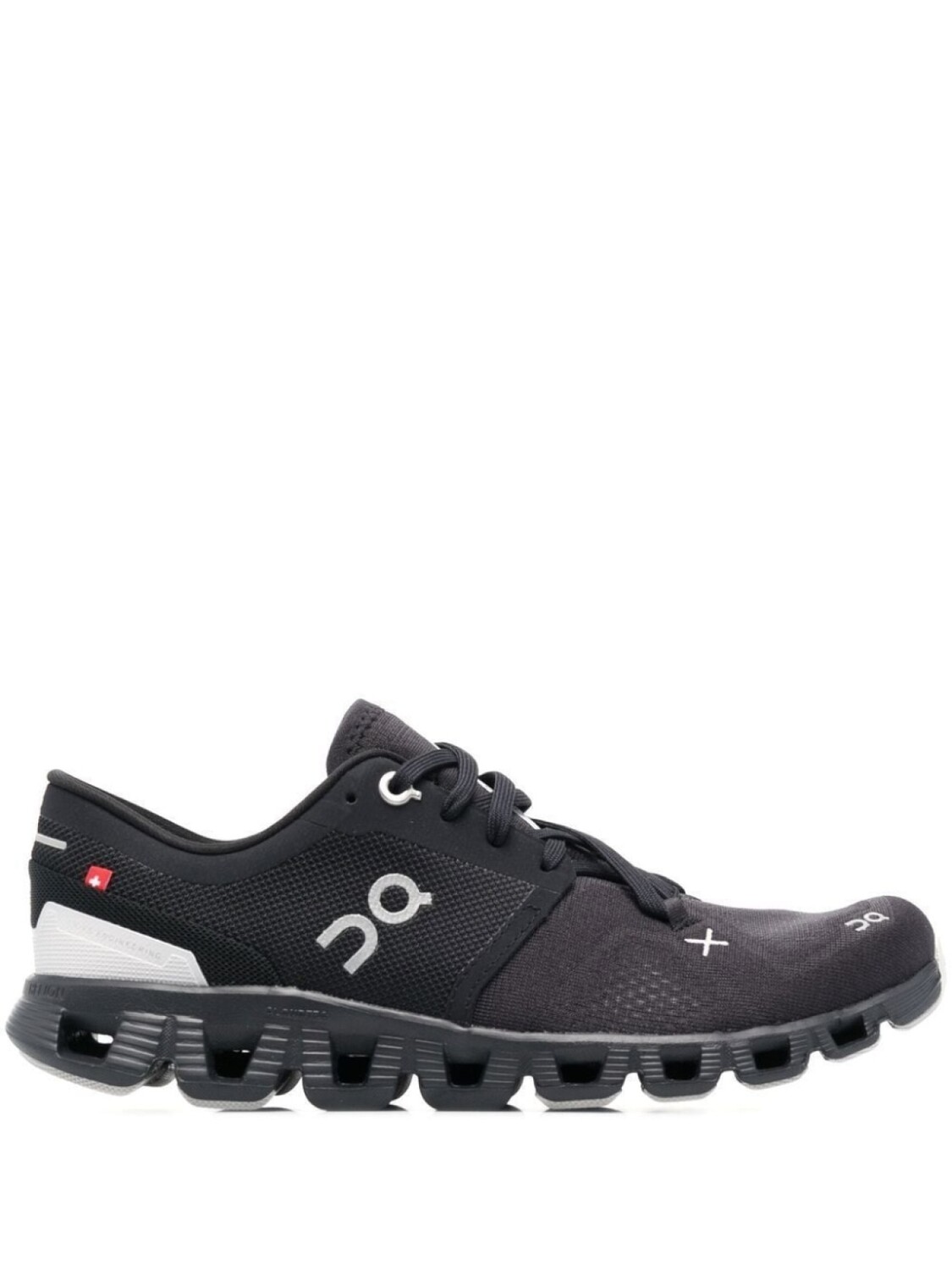 

On Running Cloud X3 lace-up sneakers, черный
