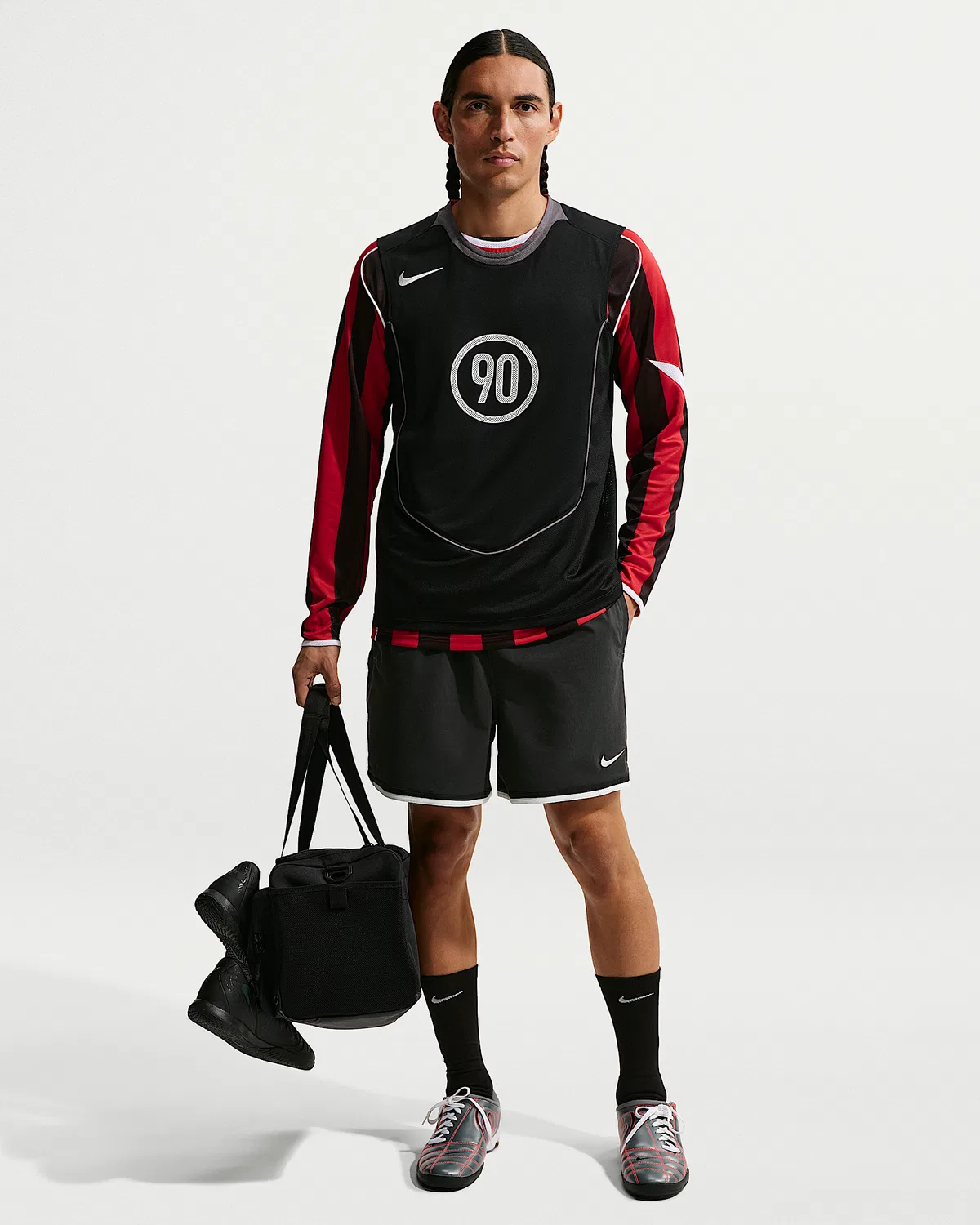 Мужские футбольные шорты Nike Dri-FIT 5", Off Noir/Off Noir/Summit White/Summit White