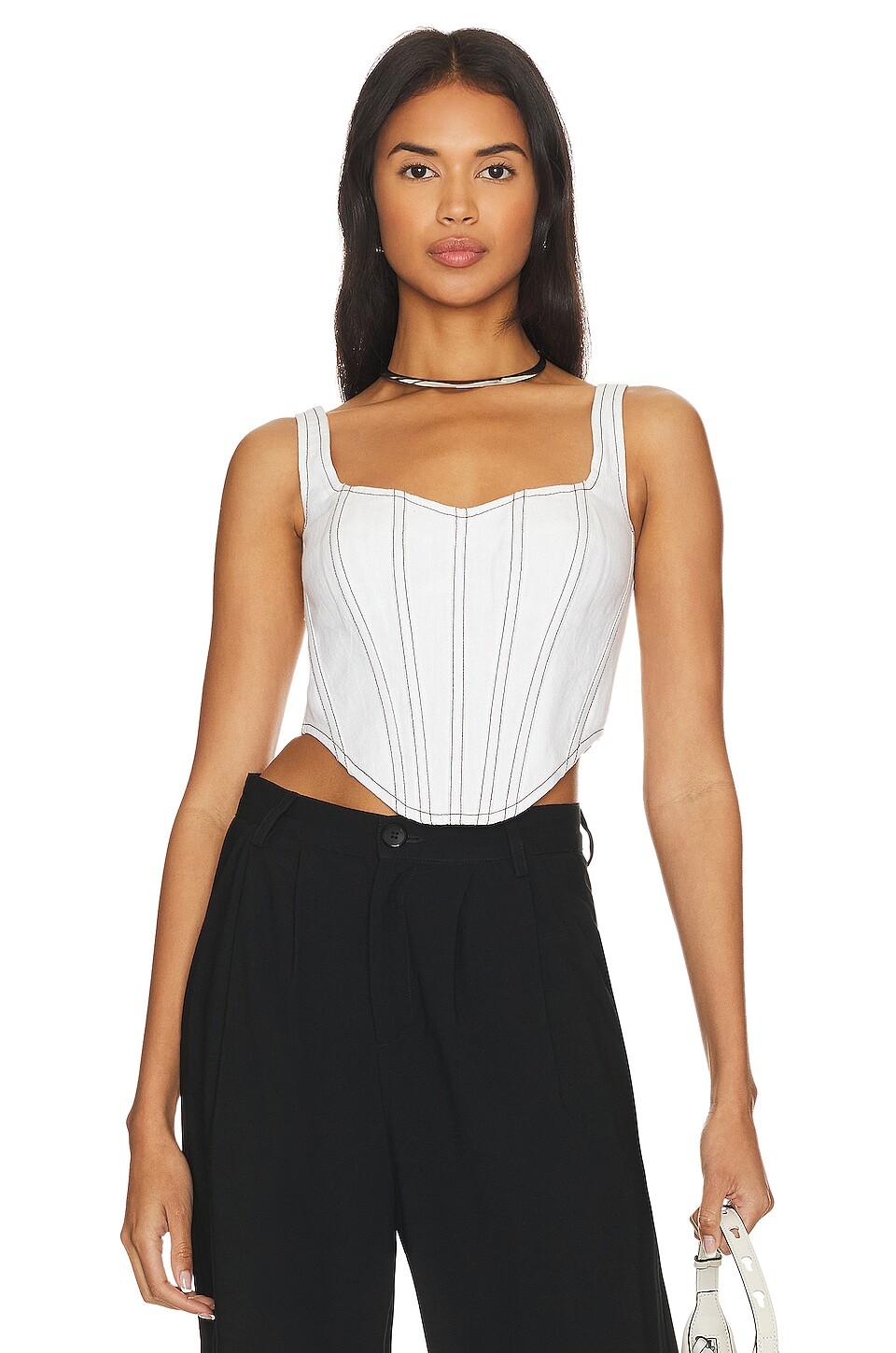 

Бюстье Bardot Linen Corset, цвет Orchid White