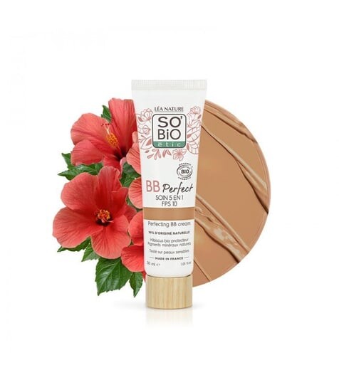 

Крем 5в1 SPF 10 средний 25, органический, 30 мл So Bio EcoCert, BB-