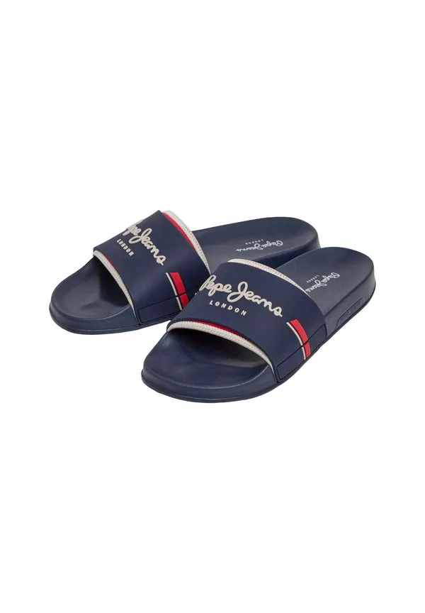 Шлепанцы, сандалии, гламурные мюли Pepe Jeans, Navy — фото 2