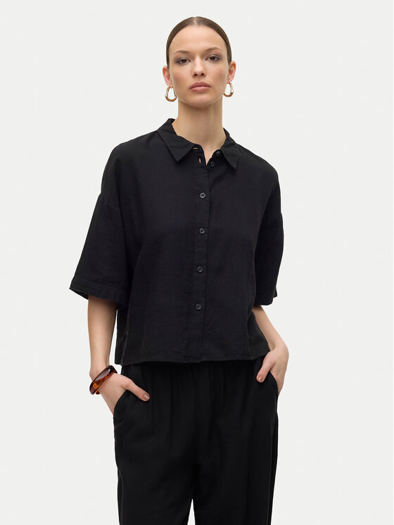 

Свободная рубашка Linn 10306820 Vero Moda, черный