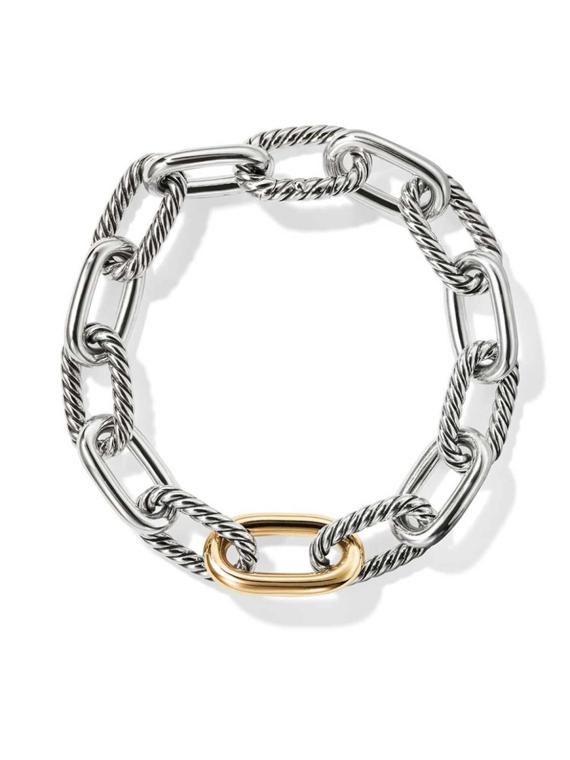 

Браслет DY Madison из желтого золота и серебра David Yurman, золотой