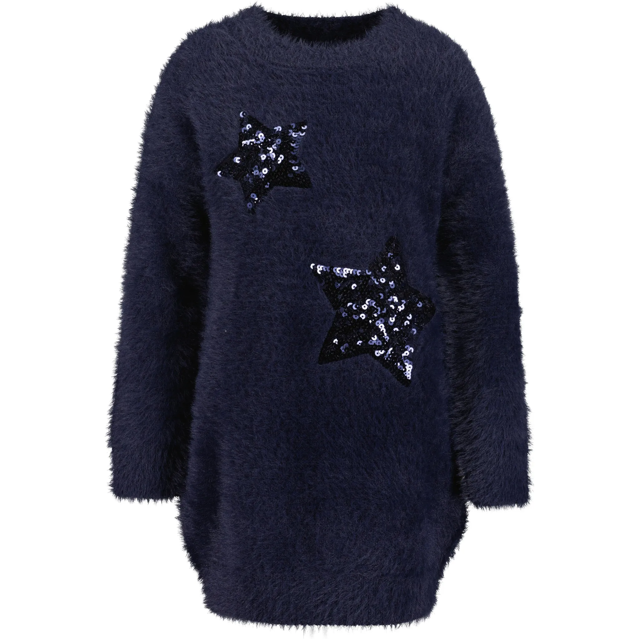

Синее трикотажное платье Seven Blue Seven, цвет night blue