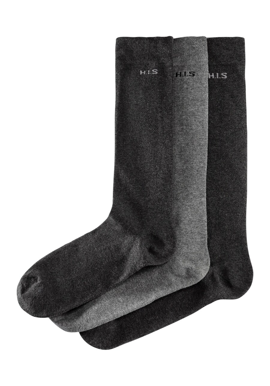 

Носки до колен H.I.S, цвет Grey/Anthracite/Dark grey
