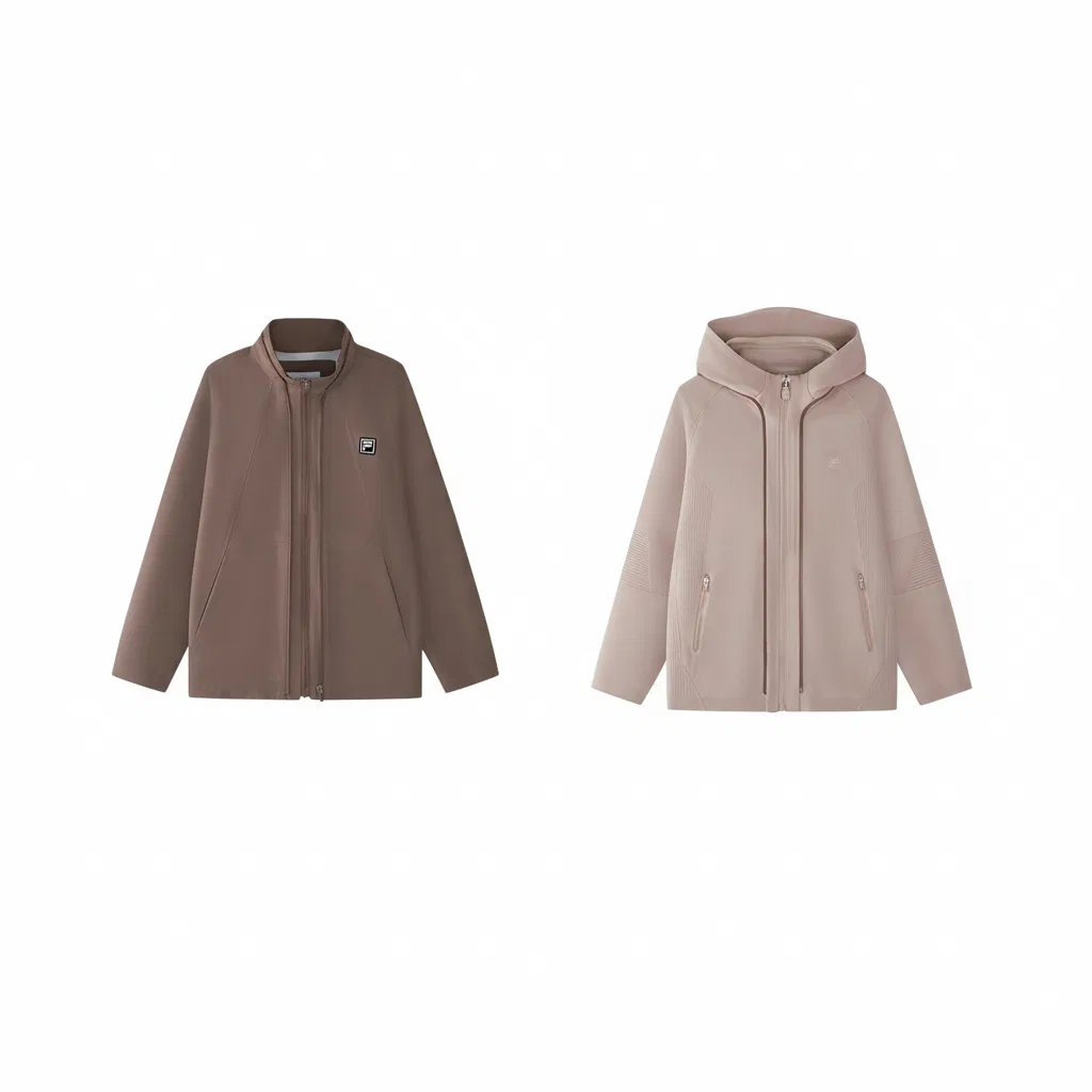 Куртка 2-piece set kids' FILA KIDS, Agarwood Umber-BN