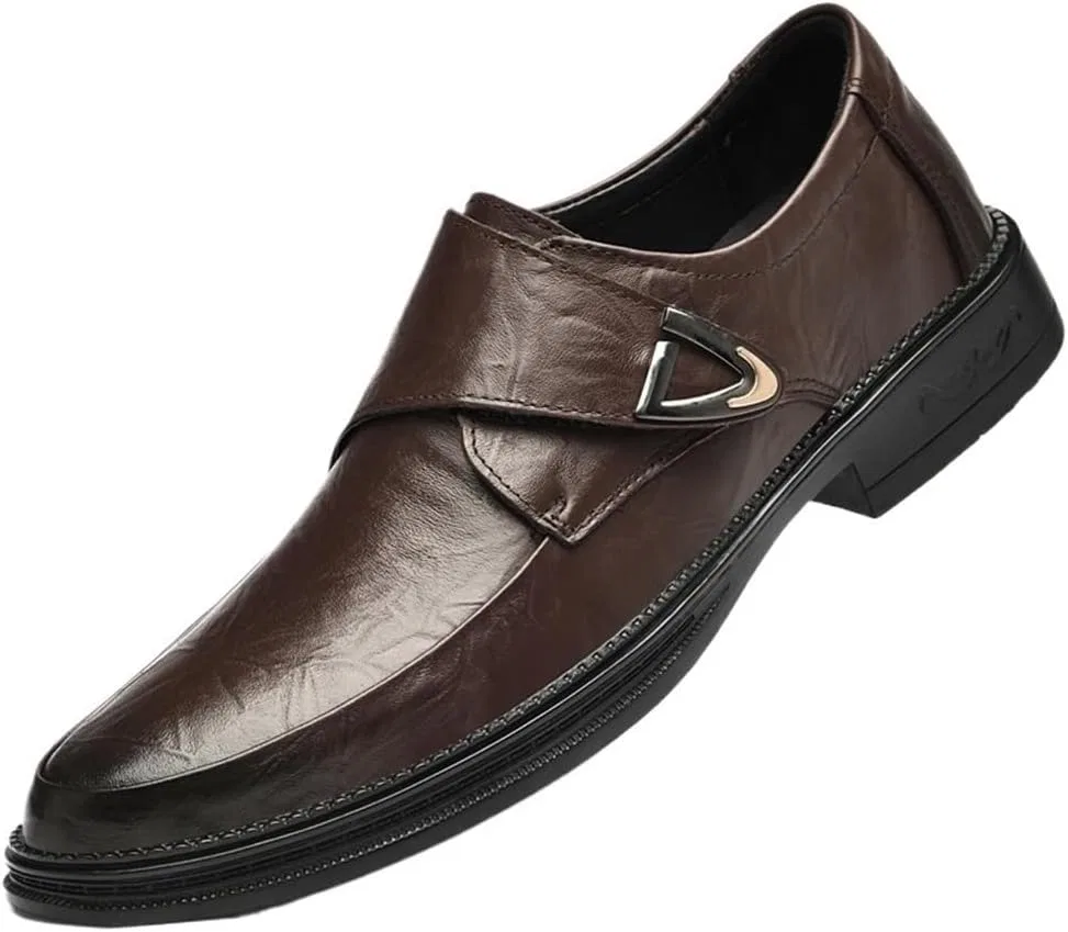 Лоферы кожаные мужские, Slip-On, Brown DHFIRUFSHLO