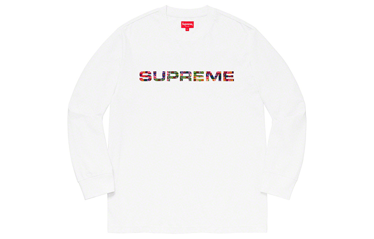 Футболка с длинным рукавом Meta Logo Supreme, оранжево-красная — фото 4