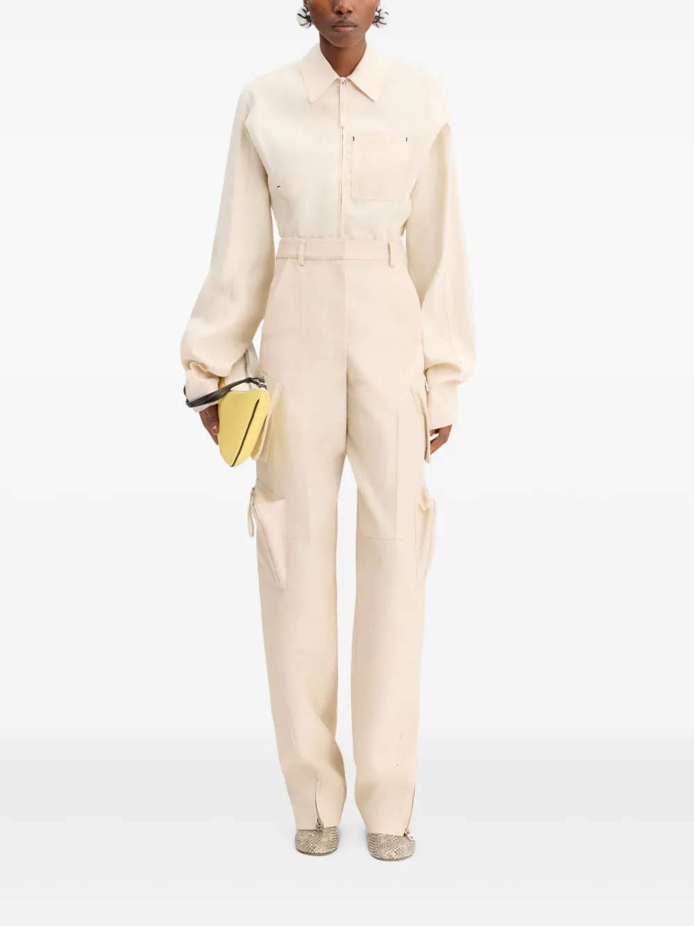 Зауженные брюки JACQUEMUS, нейтральный — фото 2