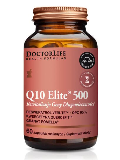 

Doctor Life, Q10 Elite 500 БАД, восстанавливающий гены долголетия, 60 капсул