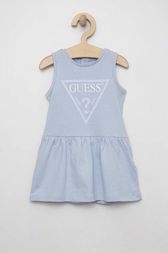 

Хлопковое платье для новорожденных Guess, синий