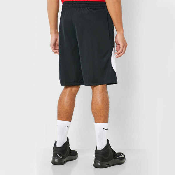 Шорты с принтом логотипа swoosh баскетбольные спортивные повседневные шорты Nike, черный — фото 4