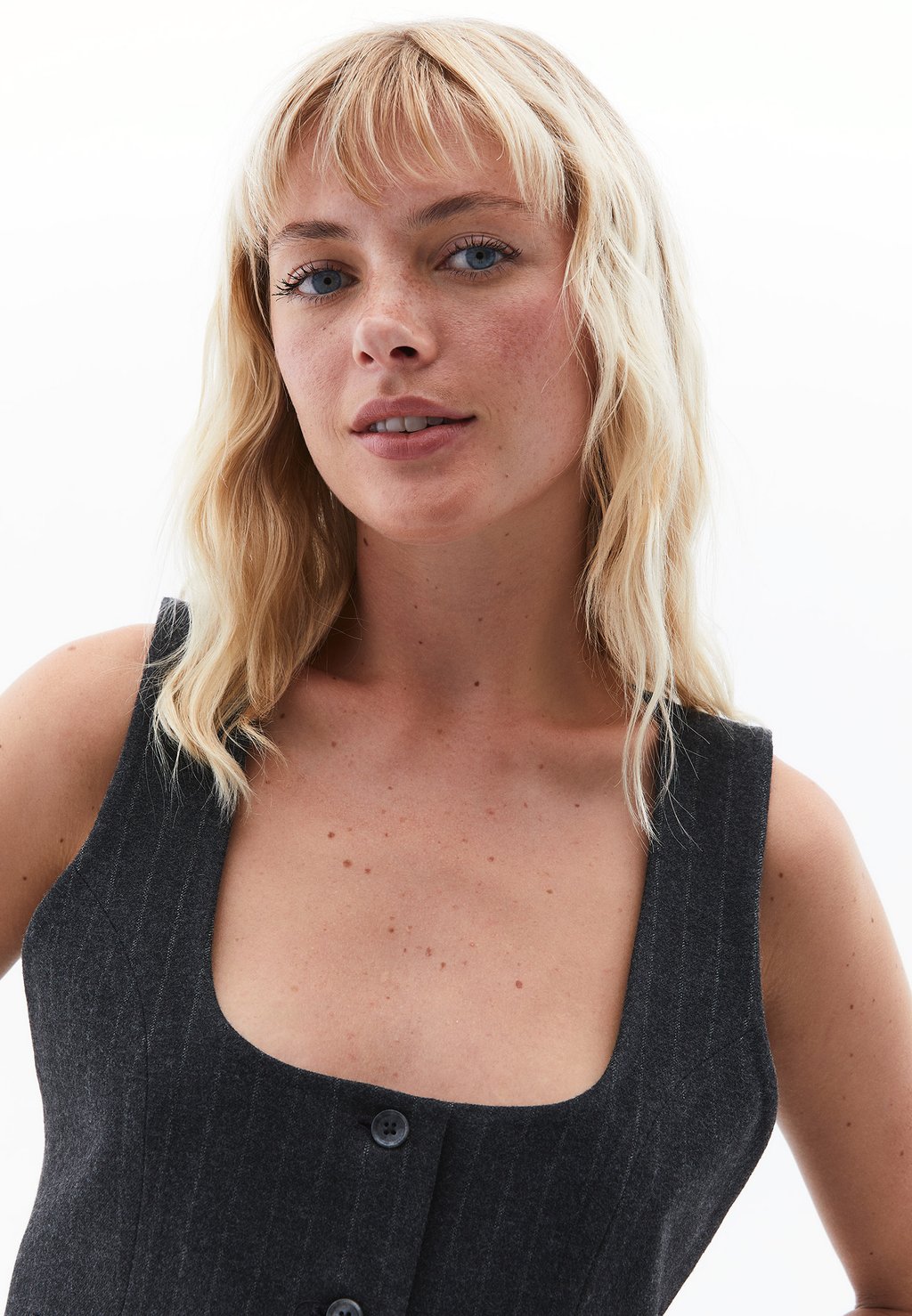 

Жилет SCOPE NECK CROP OXXO, серый