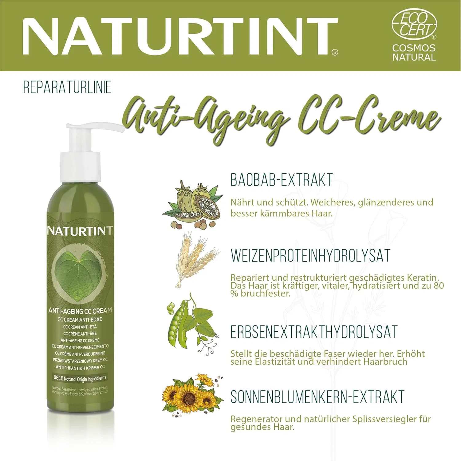 Антивозрастной CC-крем для волос Natural Ink Naturtint — фото 3