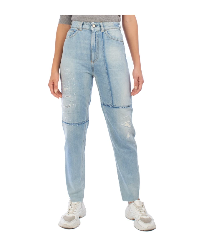 

Джинсы свободного кроя Emporio Armani, синий