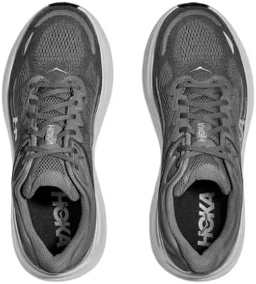 Мужские кроссовки Hoka Bondi 9, серебро — фото 4