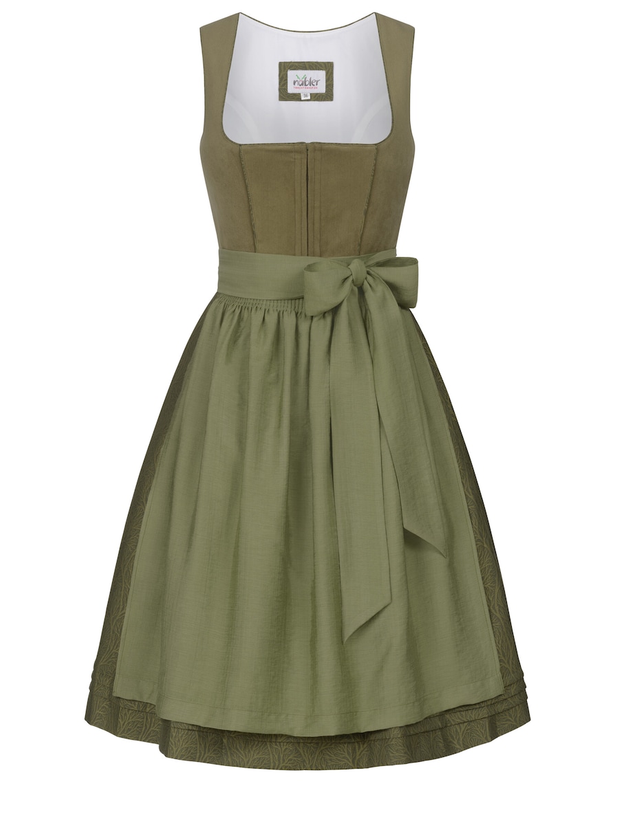 

Широкая юбка в сборку Trachtenhof Nübler midi Luise, зеленый