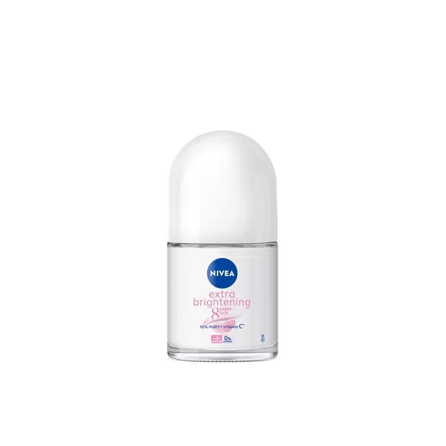 

Nivea NIVEA Roll On Extra Brightening 8 Super Food 12 мл. โรลออน ระงับกลิ่นกาย, White