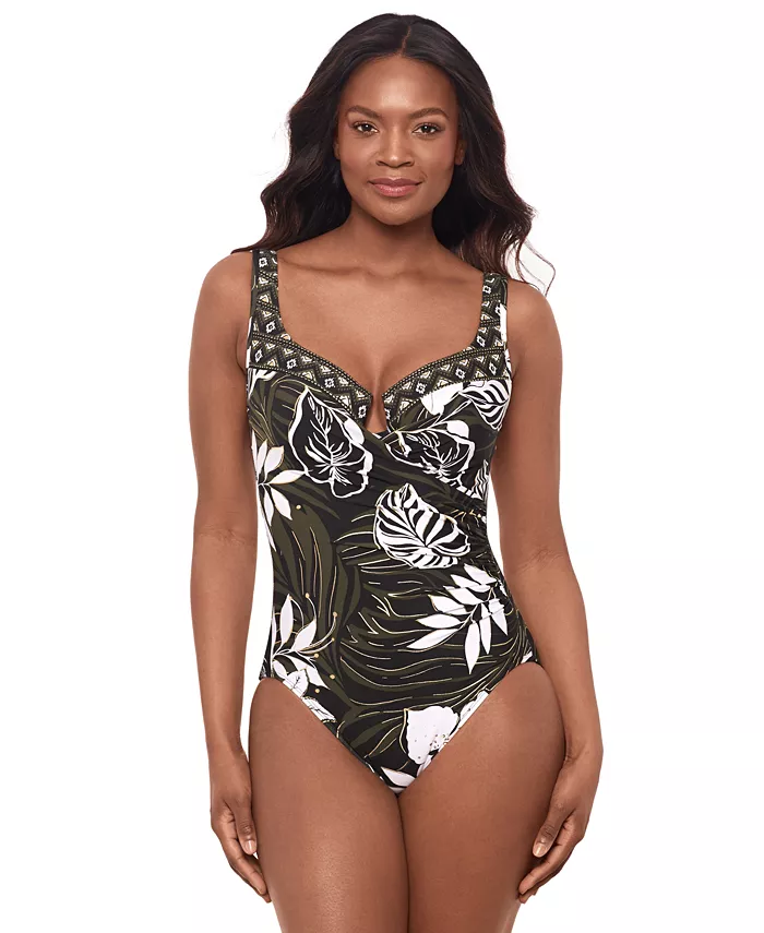

Женский цельный купальник Elle Dorado Escape с чашками на косточках Miraclesuit, мультиколор