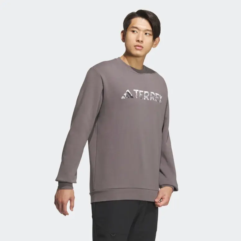 Terrex Толстовка мужская угольно-серая Adidas, серый — фото 3