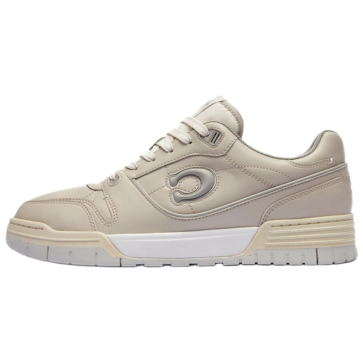 

COACH Кроссовки для скейтбординга Soho Low Top, бежевые, мужские