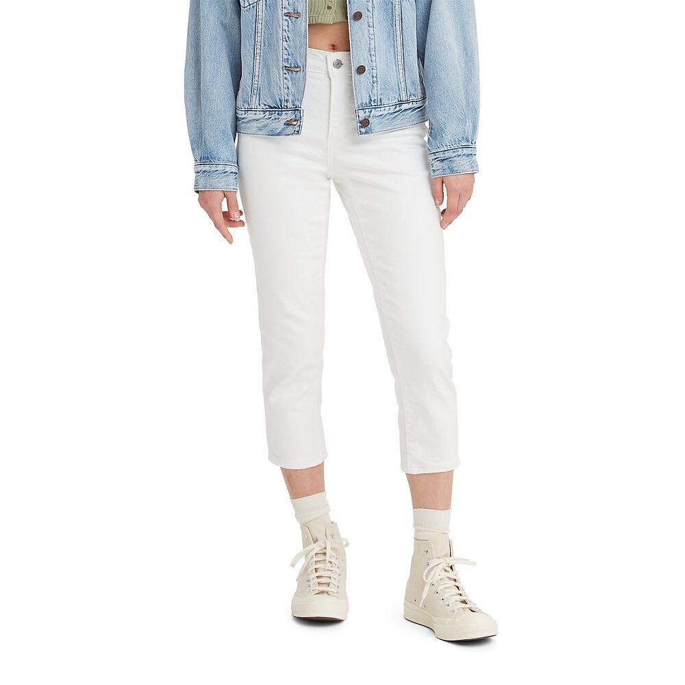 

Женские моделирующие капри Levi's 311, цвет Soft Clean White